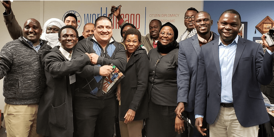 IVLP Delegation meeting with Sammy Rangel, CEO of Life After Hate